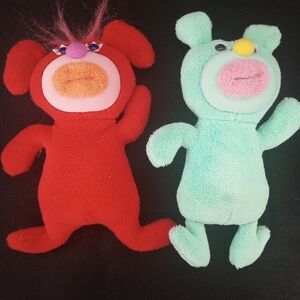 Fisher-Price Sing-A-Ma-Jig Lot Of 2 Tested And Working Vintage Red/Green